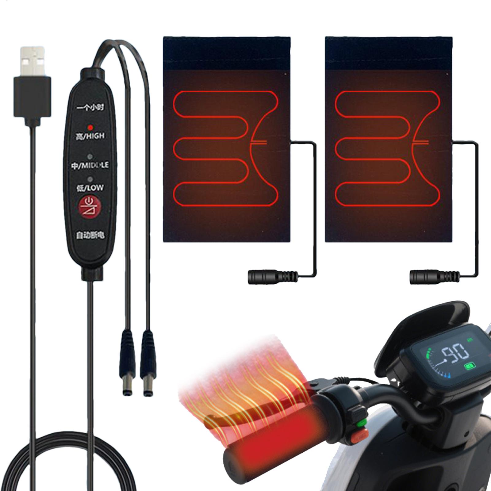 Handlebar Grip Heated - مقابض دراجة نارية مدفأة بجهد 5