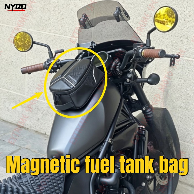 Motorcycle Gear Companies - حقيبة خزان وقود مغناطيسية مقاومة للماء