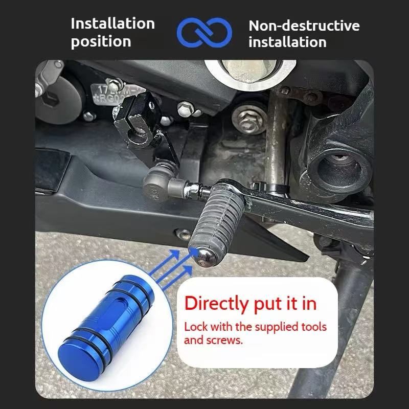 ملحق تمديد دواسة تغيير السرعات - مراجعة Motorcycle Gear Lever Extender وسعره